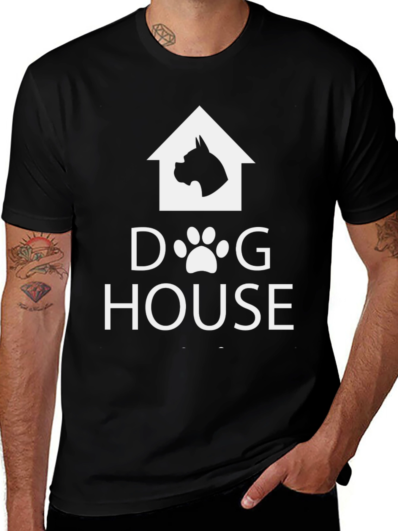 Variant 18 of Dog House T-Shirt - Cute Pet Lover Apparel