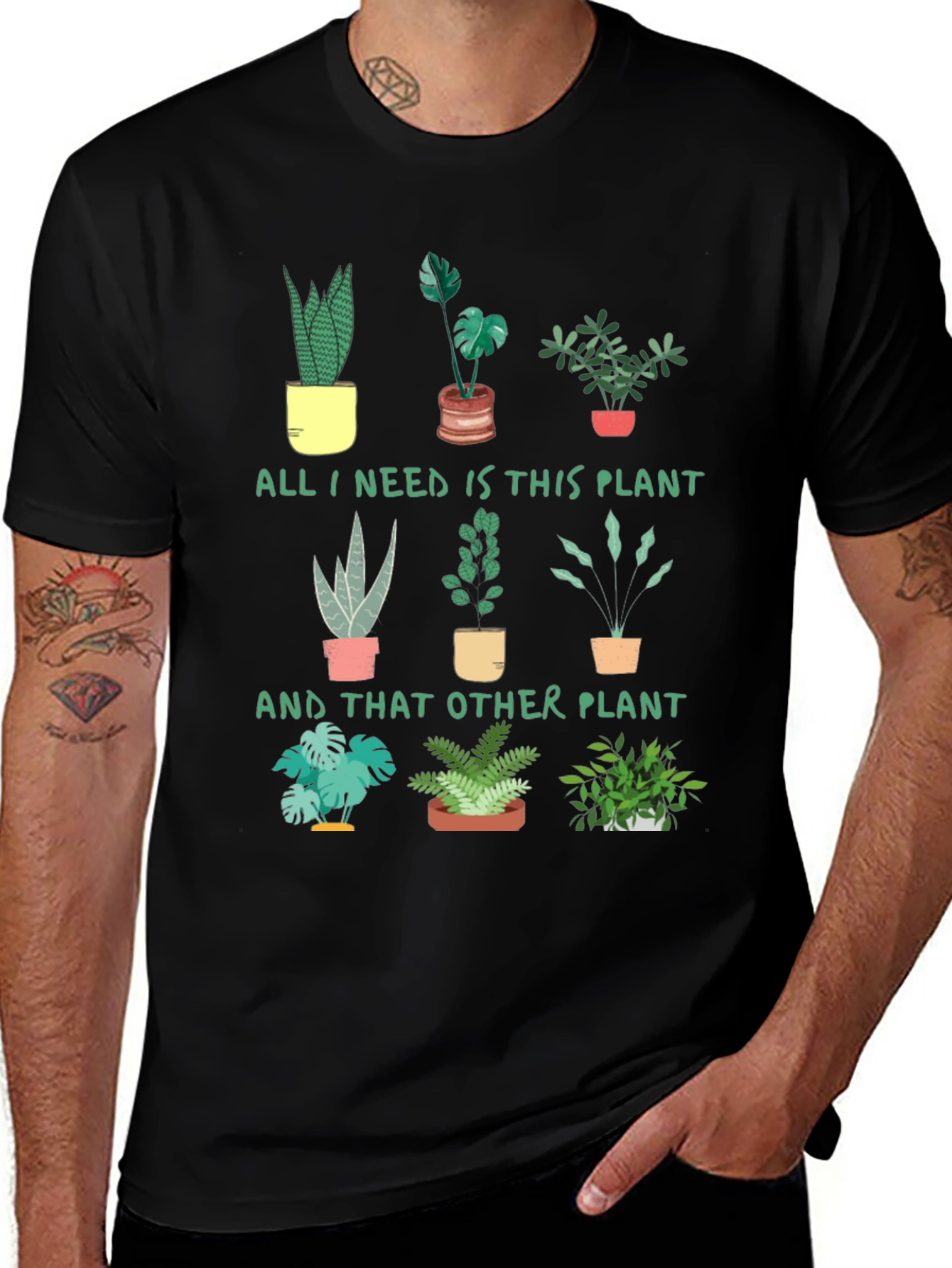 Variant 19 of Plant Lover Graphic T-Shirt