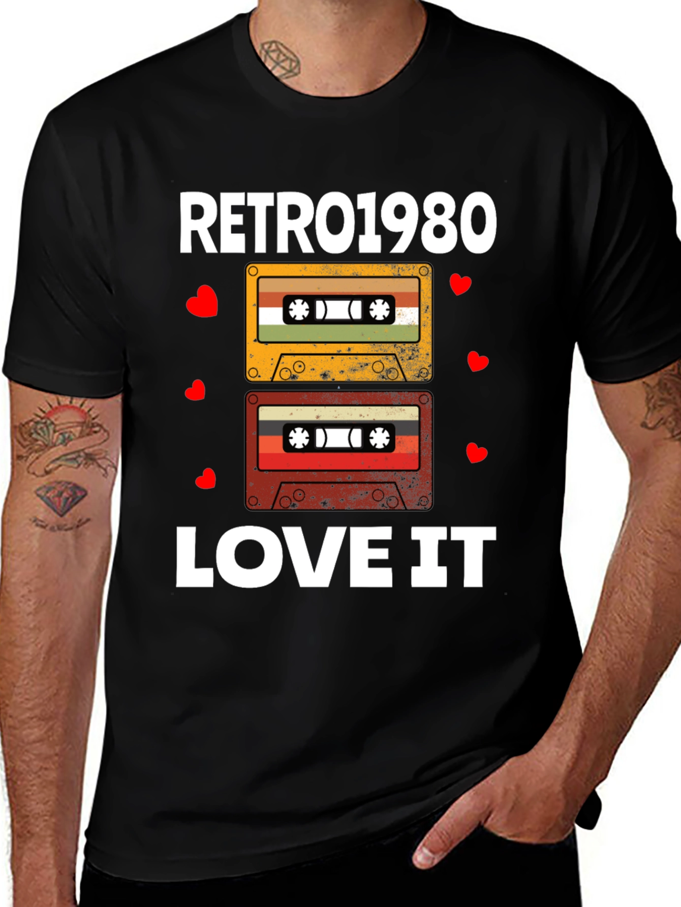 Variant 26 of Retro 1980's Cassette Tape Graphic Tee