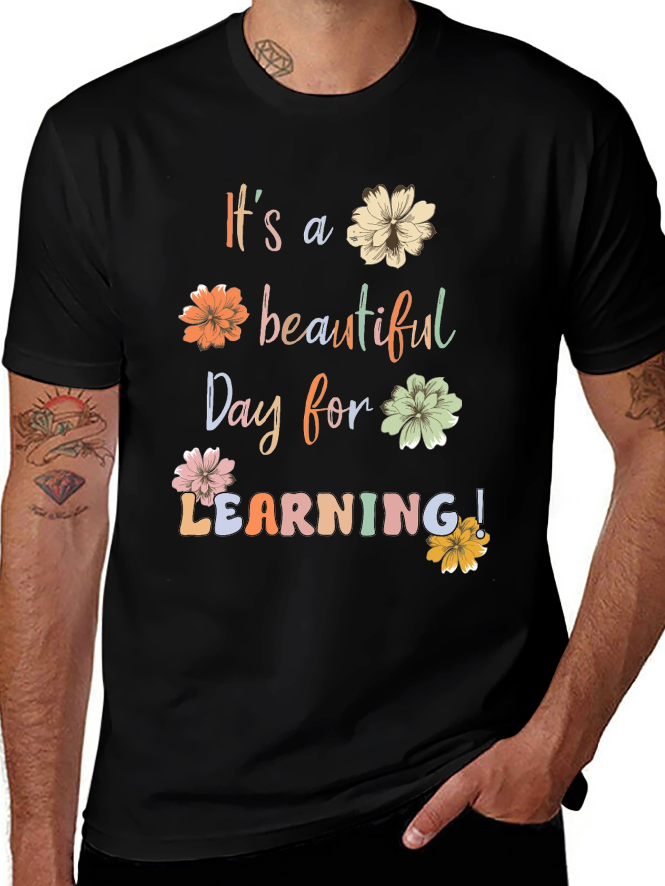 Variant 9 of It's A Beautiful Day For Learning T-Shirt