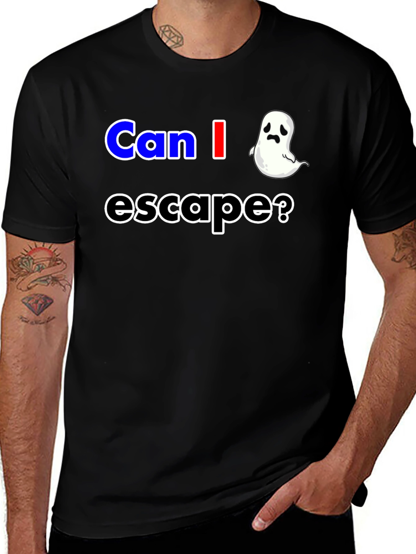 Variant 5 of Can I Escape? Graphic T-Shirt