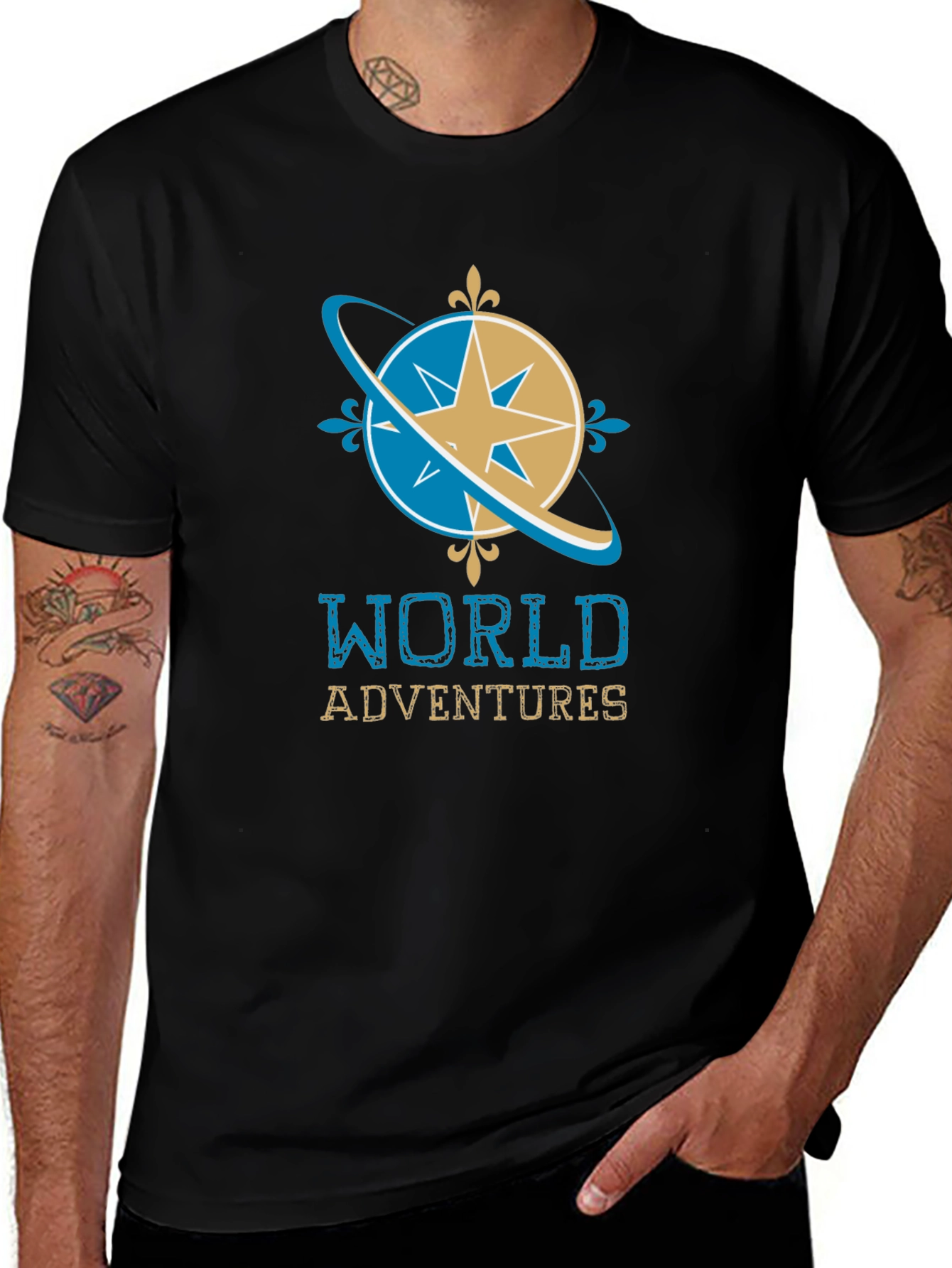 Variant 29 of World Adventures Graphic Tee - Stylish Travel Shirt