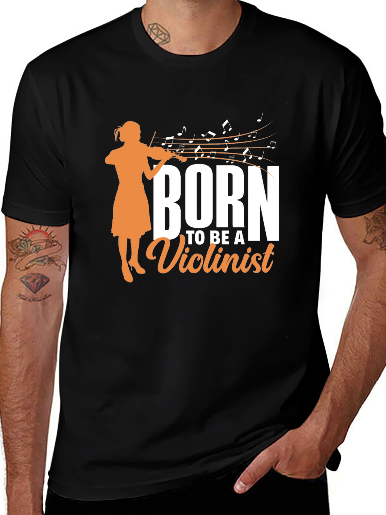 Variant 8 of Born To Be A Violinist T-Shirt