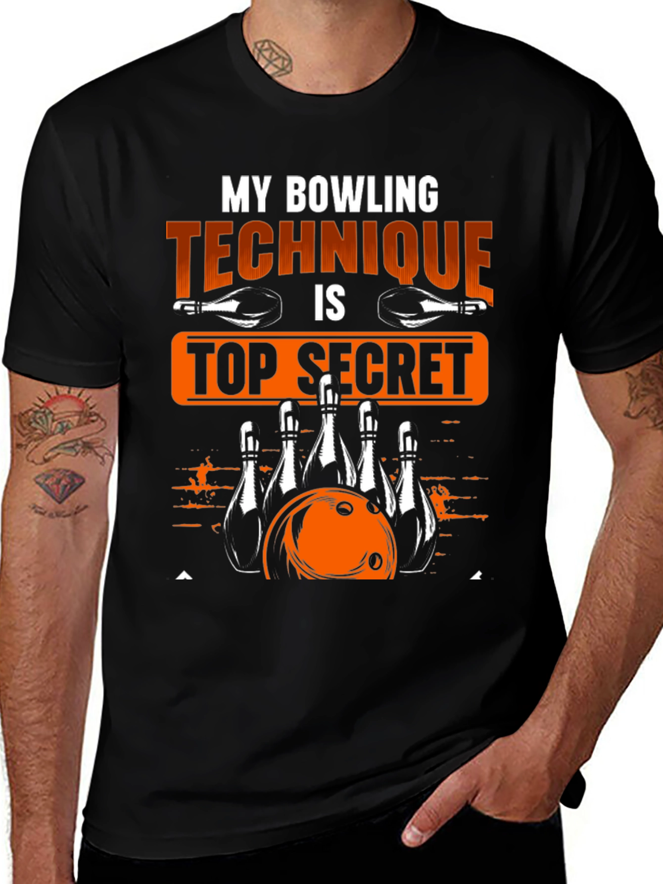 Variant 26 of Bowling Technique T-Shirt