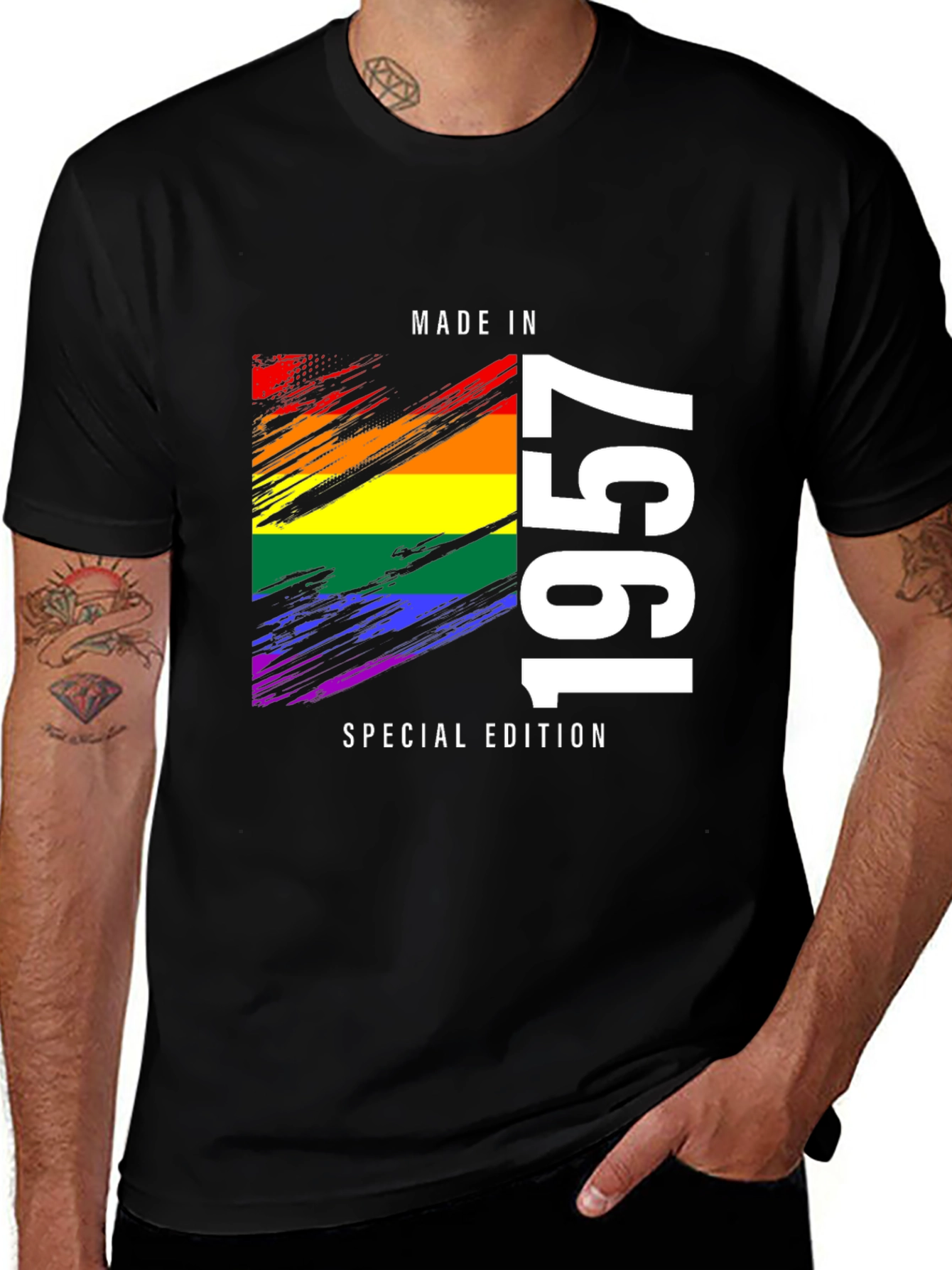 Made in 1957 Rainbow Pride T-Shirt - Special Edition