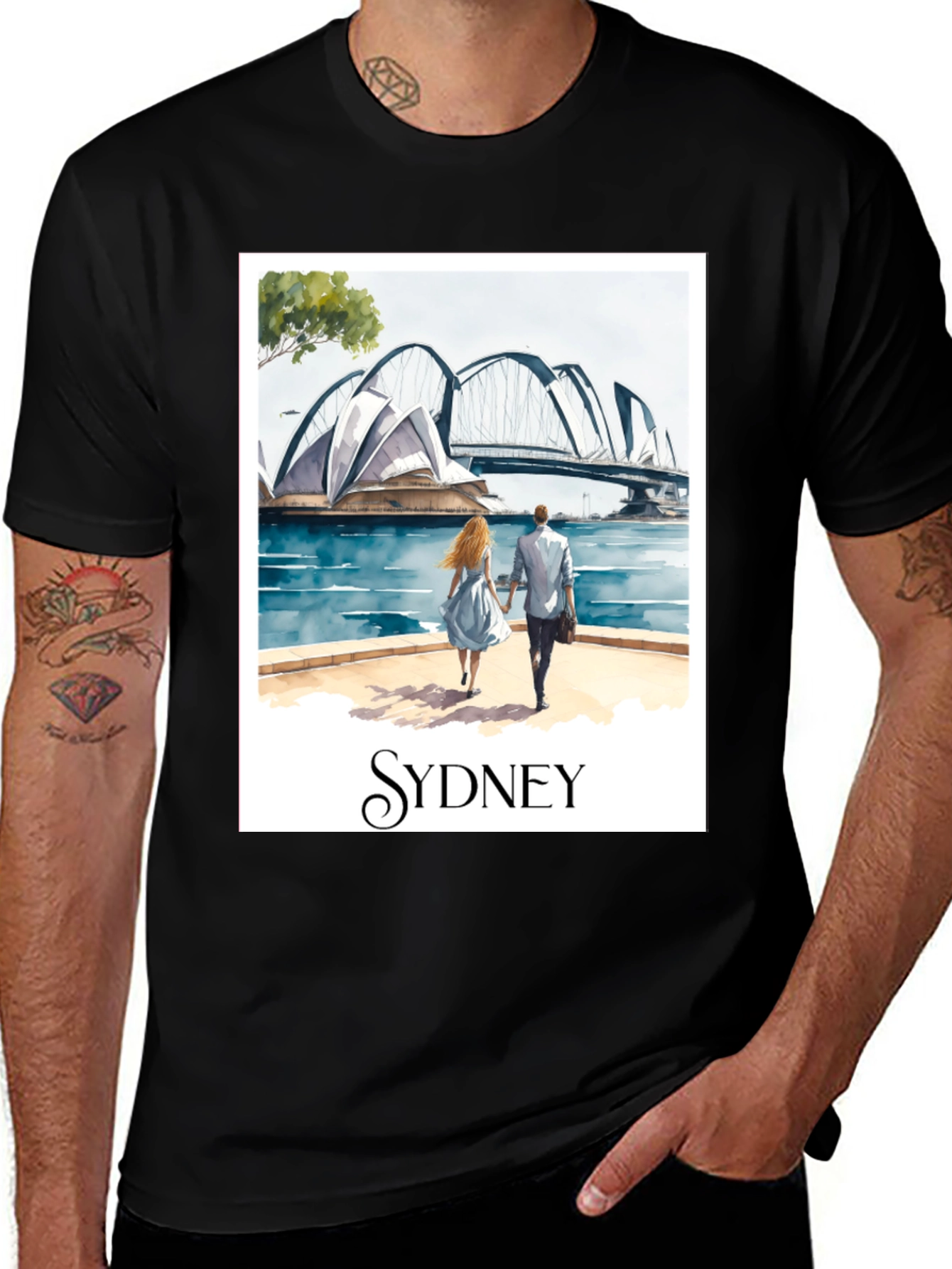 Sydney Opera House Couple T-Shirt