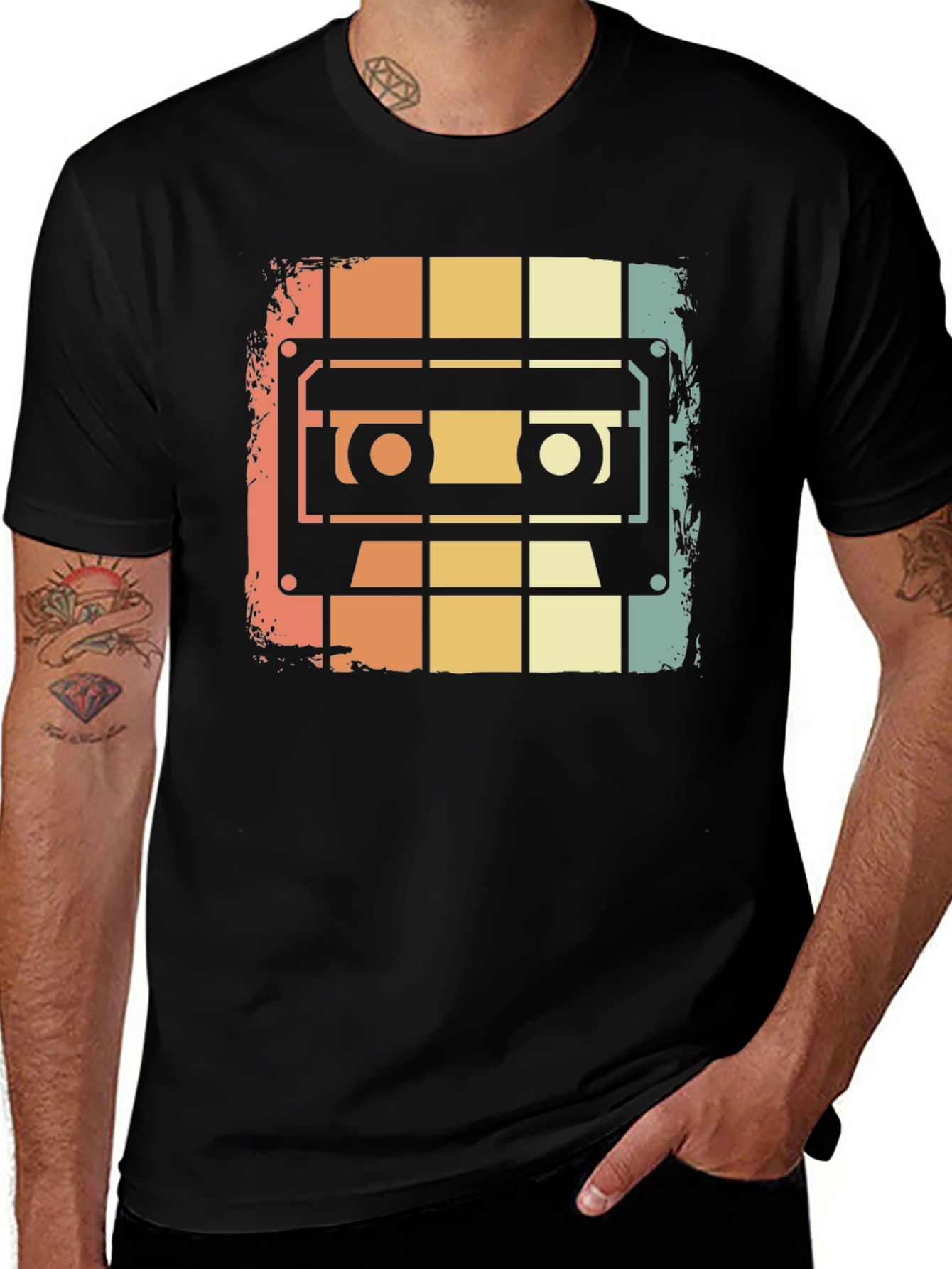 Variant 16 of Retro Cassette Tape T-Shirt