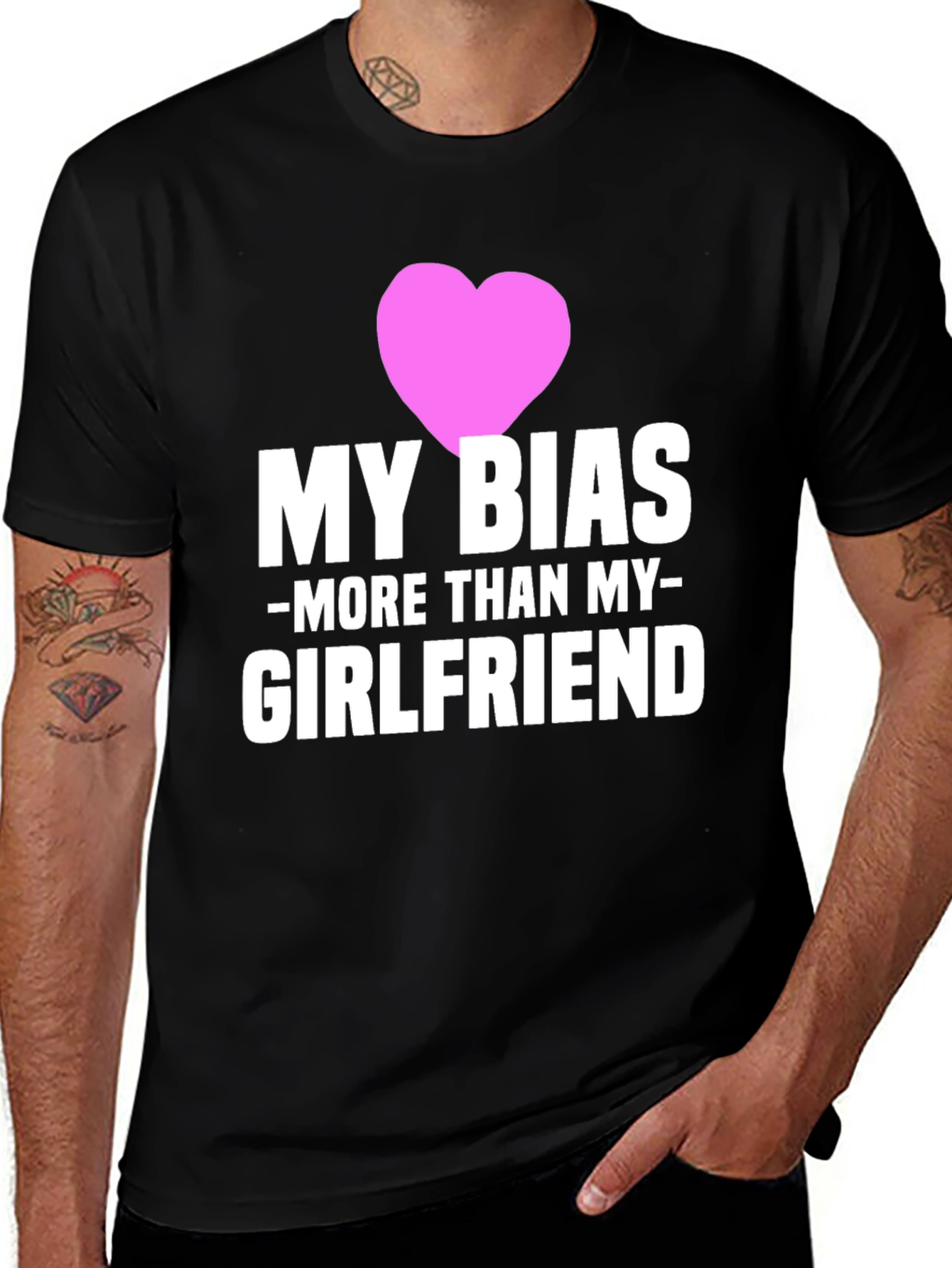 Variant 10 of My Bias More Than My Girlfriend T-Shirt