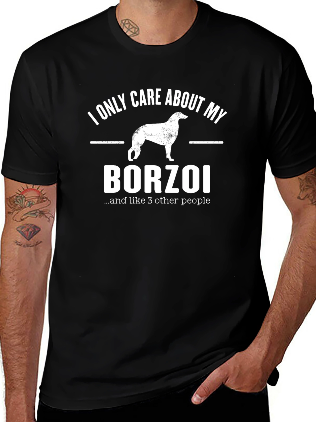 Borzoi Dog Lover T-Shirt - Funny Pet Owner Tee