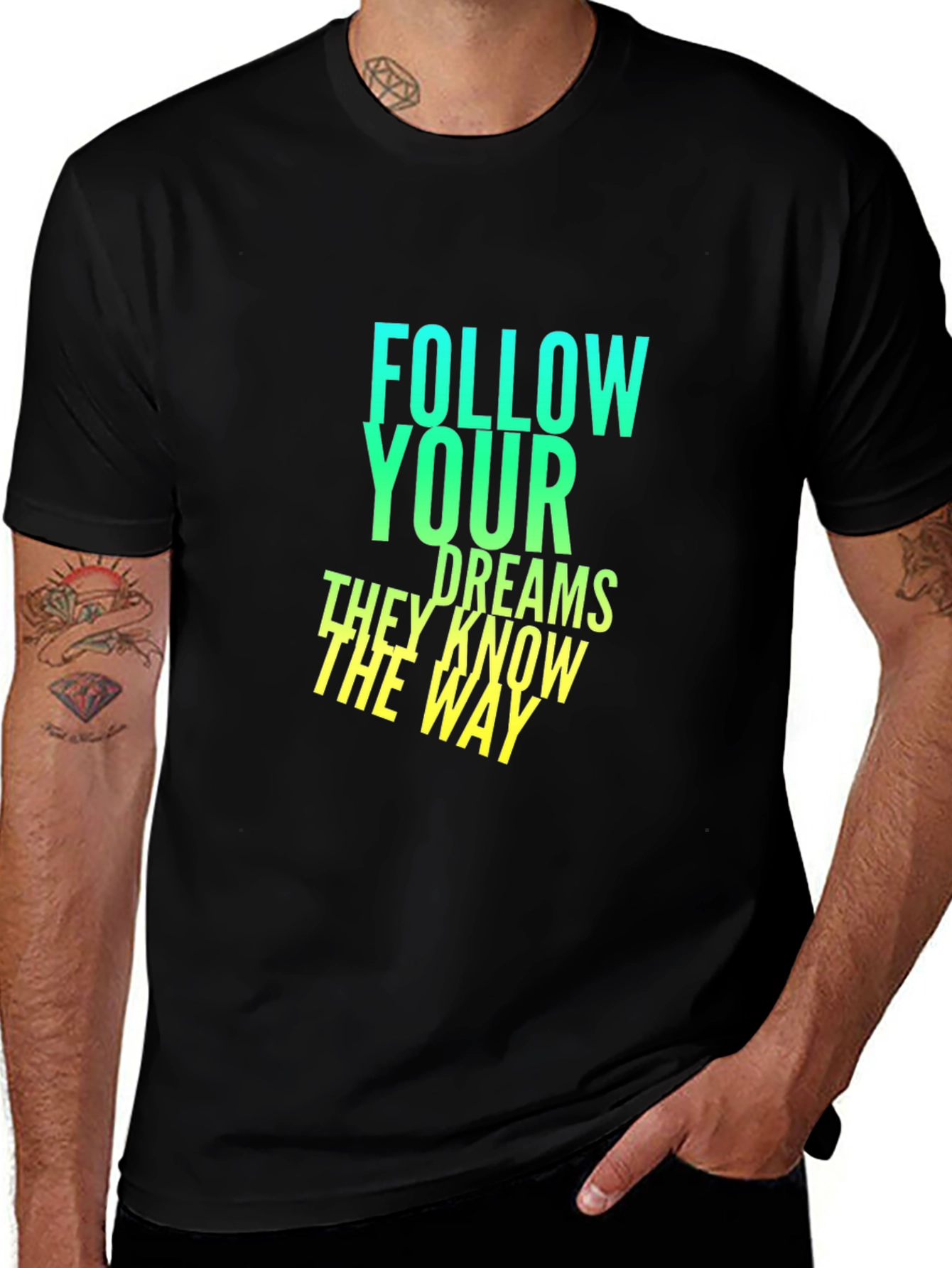 Variant 10 of Follow Your Dreams Graphic T-Shirt