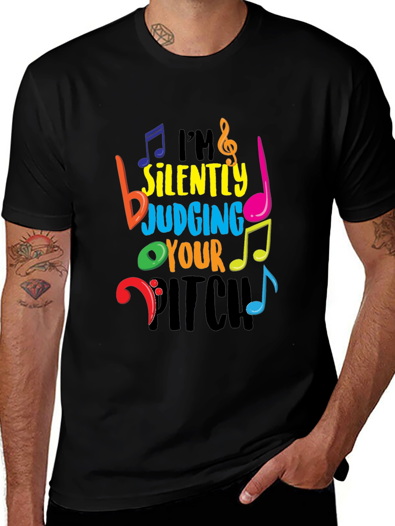 Variant 10 of I'm Silently Judging Your Pitch T-Shirt