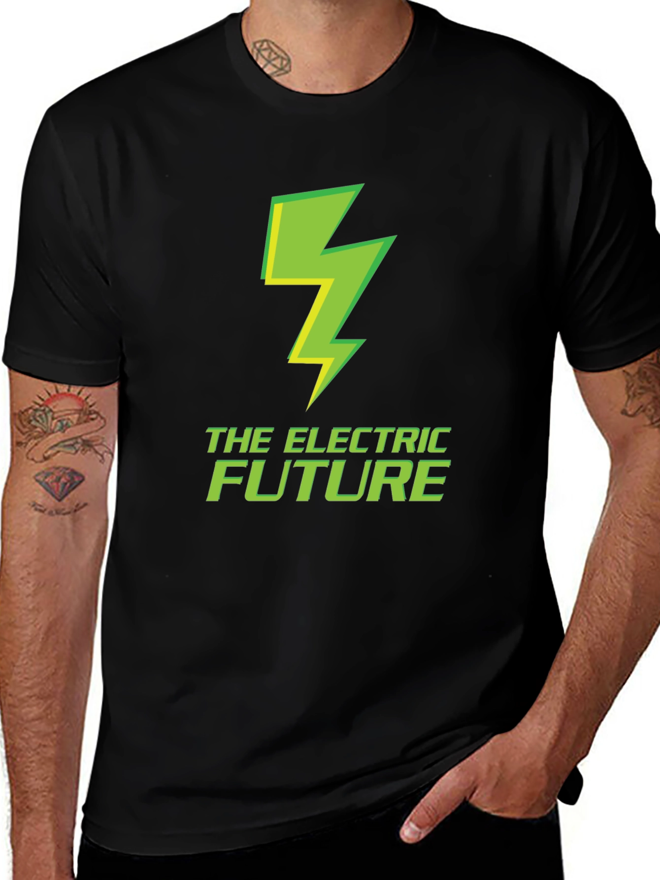 Variant 7 of The Electric Future Graphic T-Shirt
