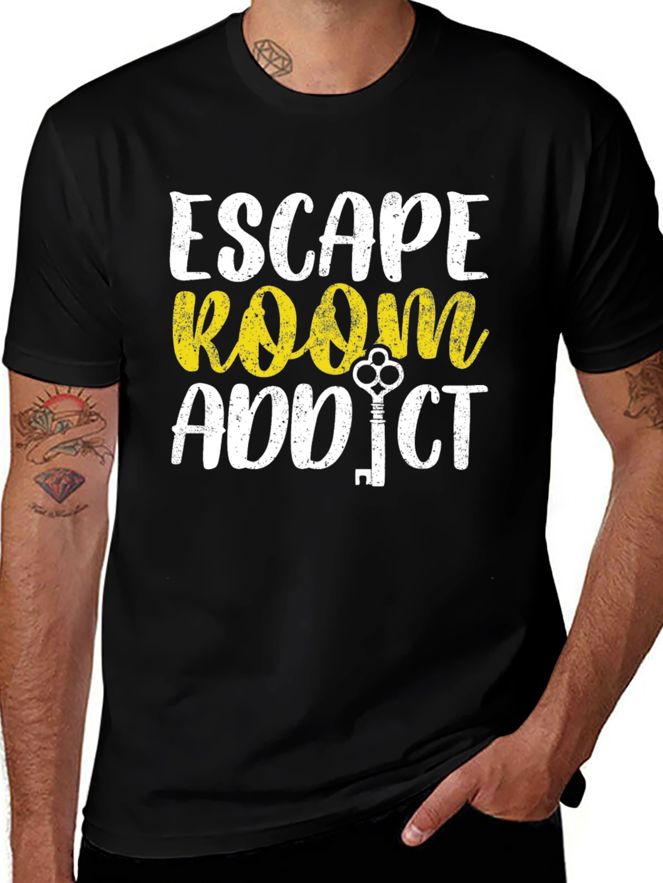 Escape Room Addict T-Shirt - Puzzle Solver Tee