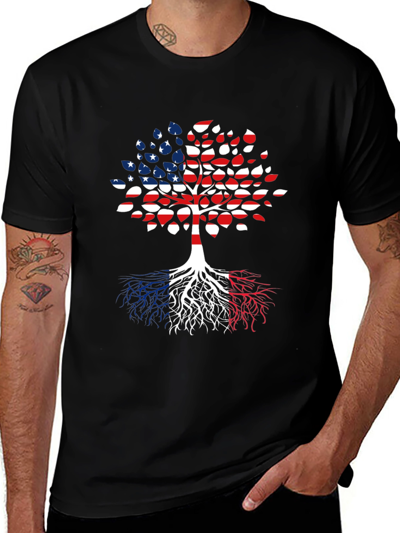 Variant 22 of USA Roots T-Shirt