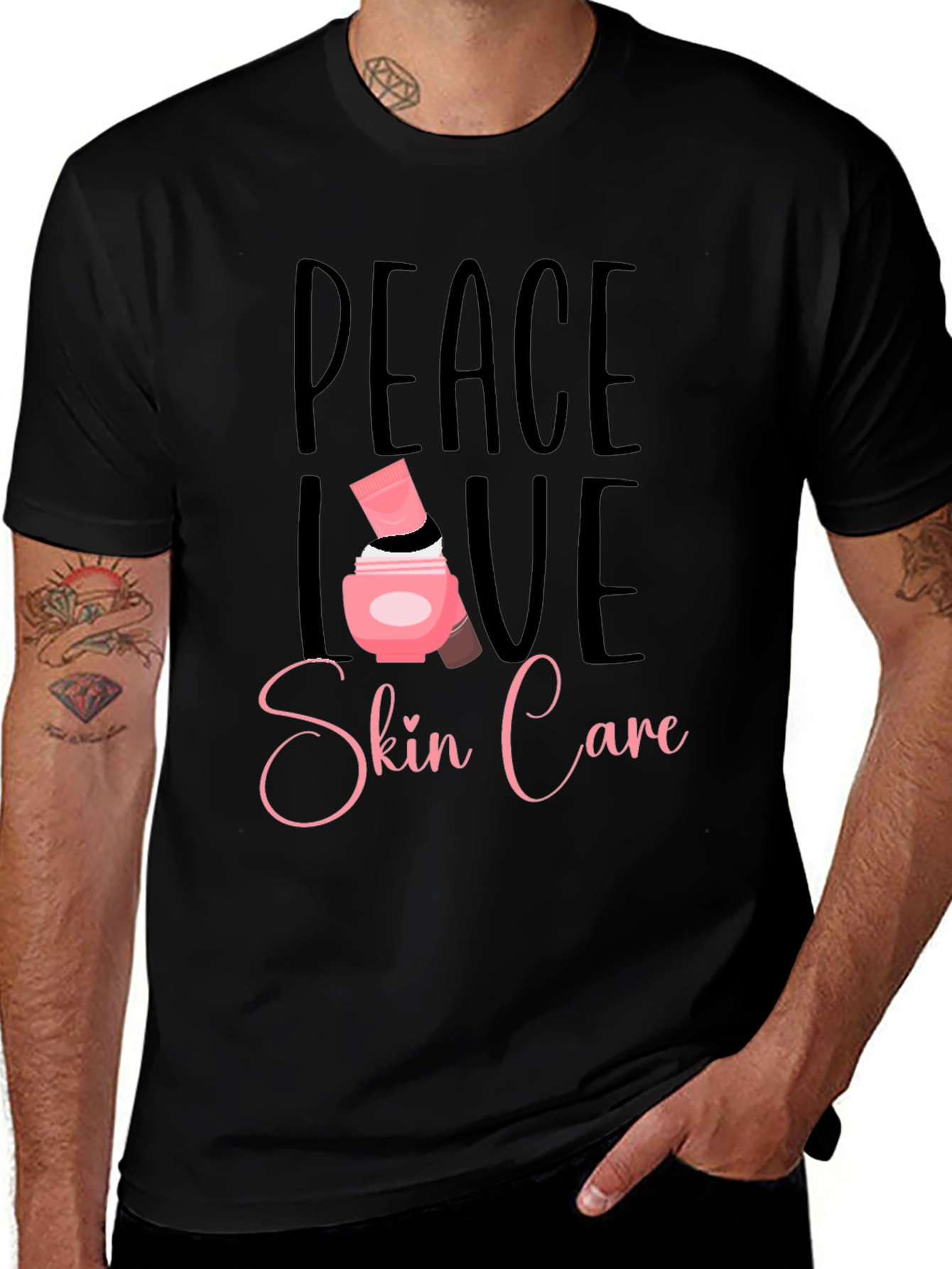 Variant 2 of Peace Love Skin Care T-Shirt