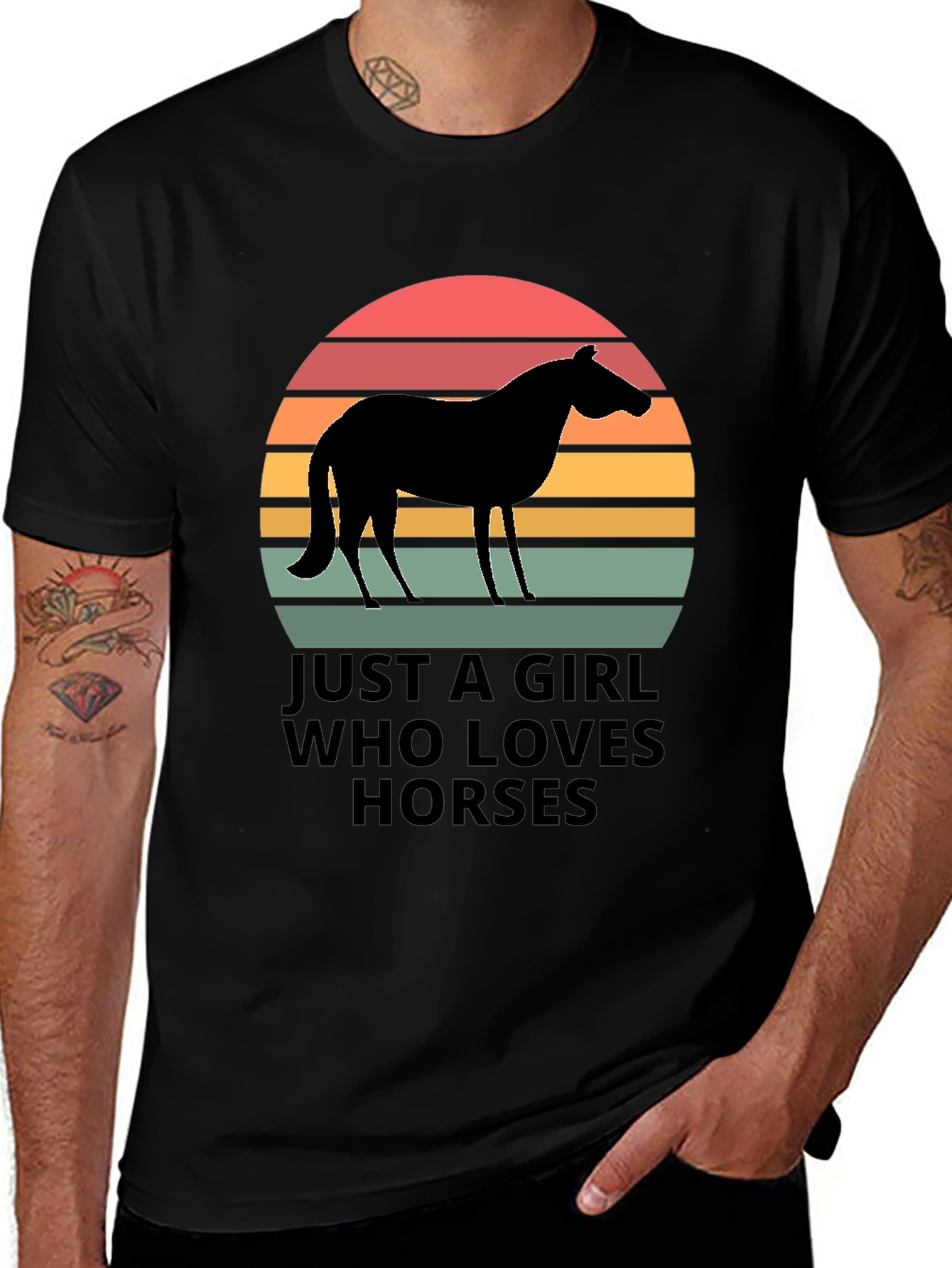 Variant 20 of Just A Girl Who Loves Horses Tee
