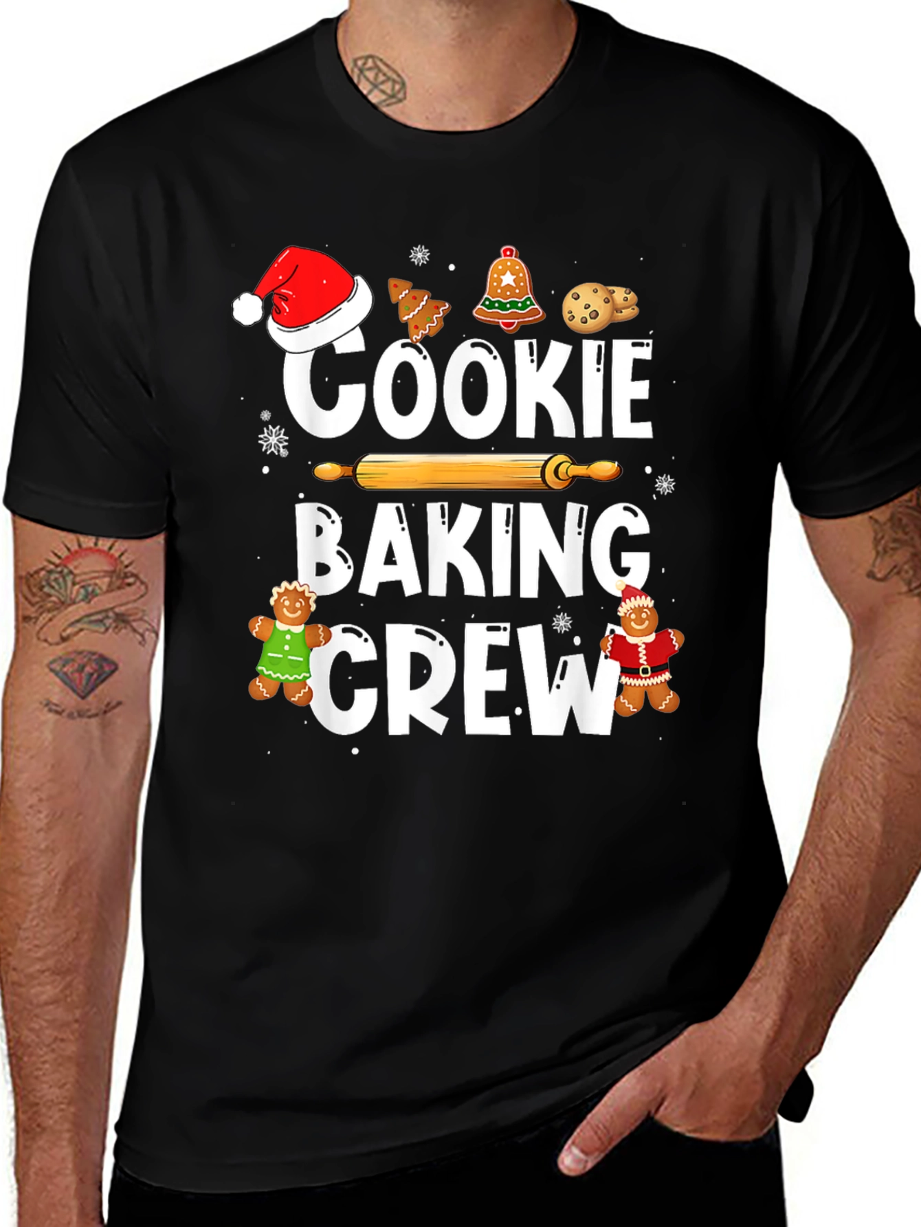 Cookie Baking Crew Holiday T-Shirt