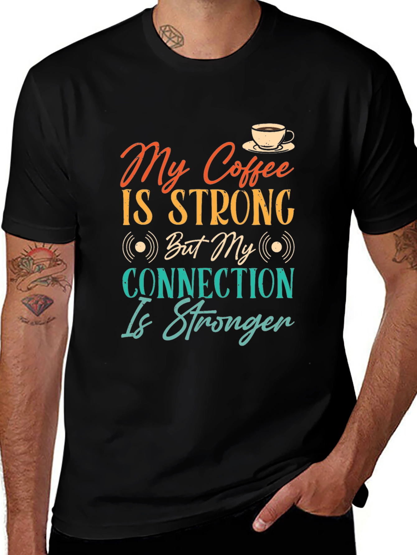 Variant 9 of Coffee Lover's Strong Connection T-Shirt