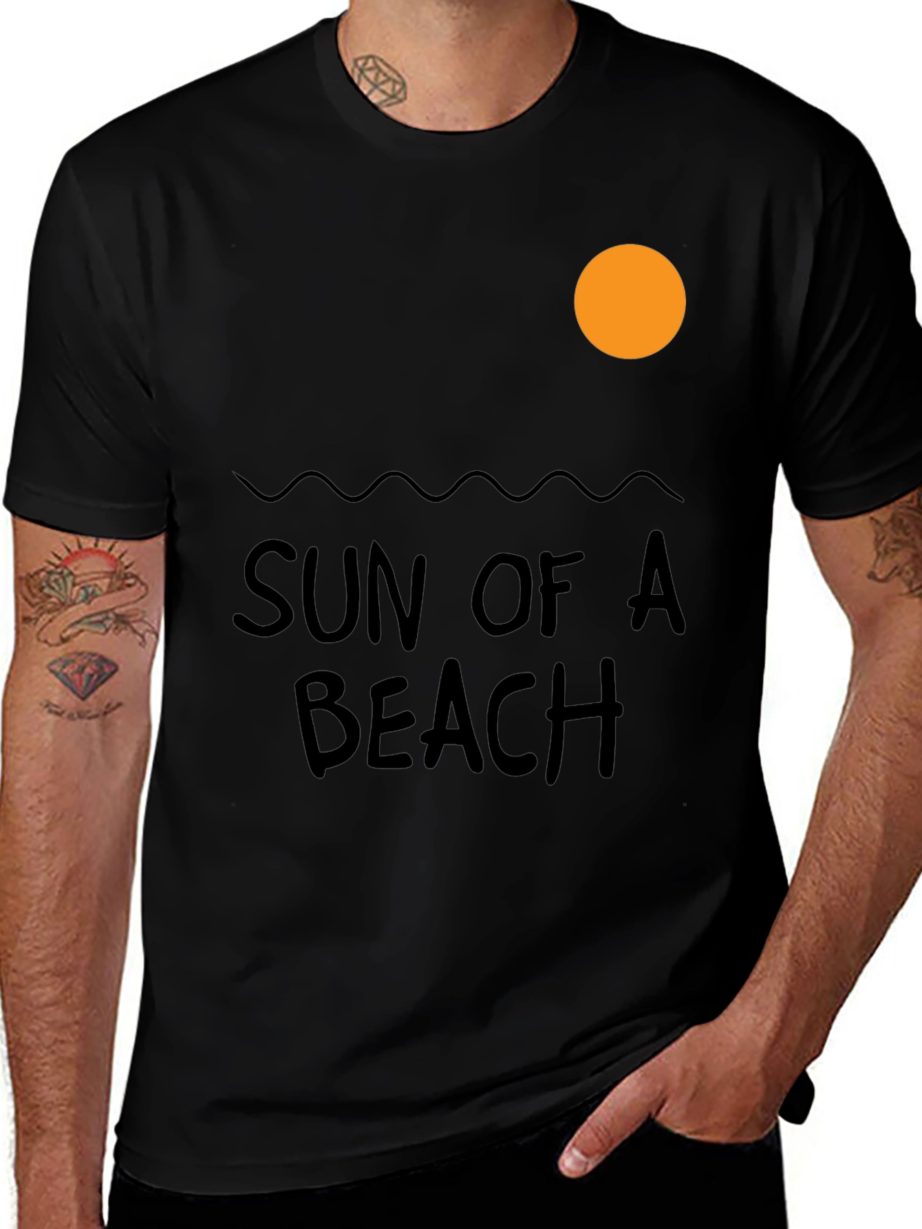 Variant 22 of Sun of a Beach Graphic Tee - Summer Fun