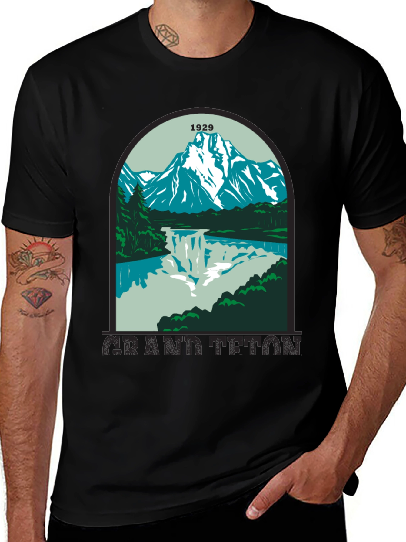 Variant 11 of Grand Teton National Park 1929 Graphic T-Shirt