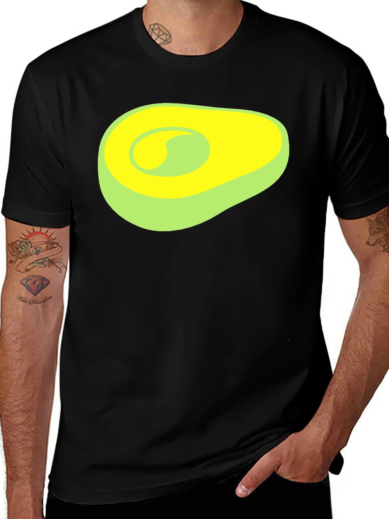 Variant 11 of Avocado Graphic T-Shirt - Casual Style