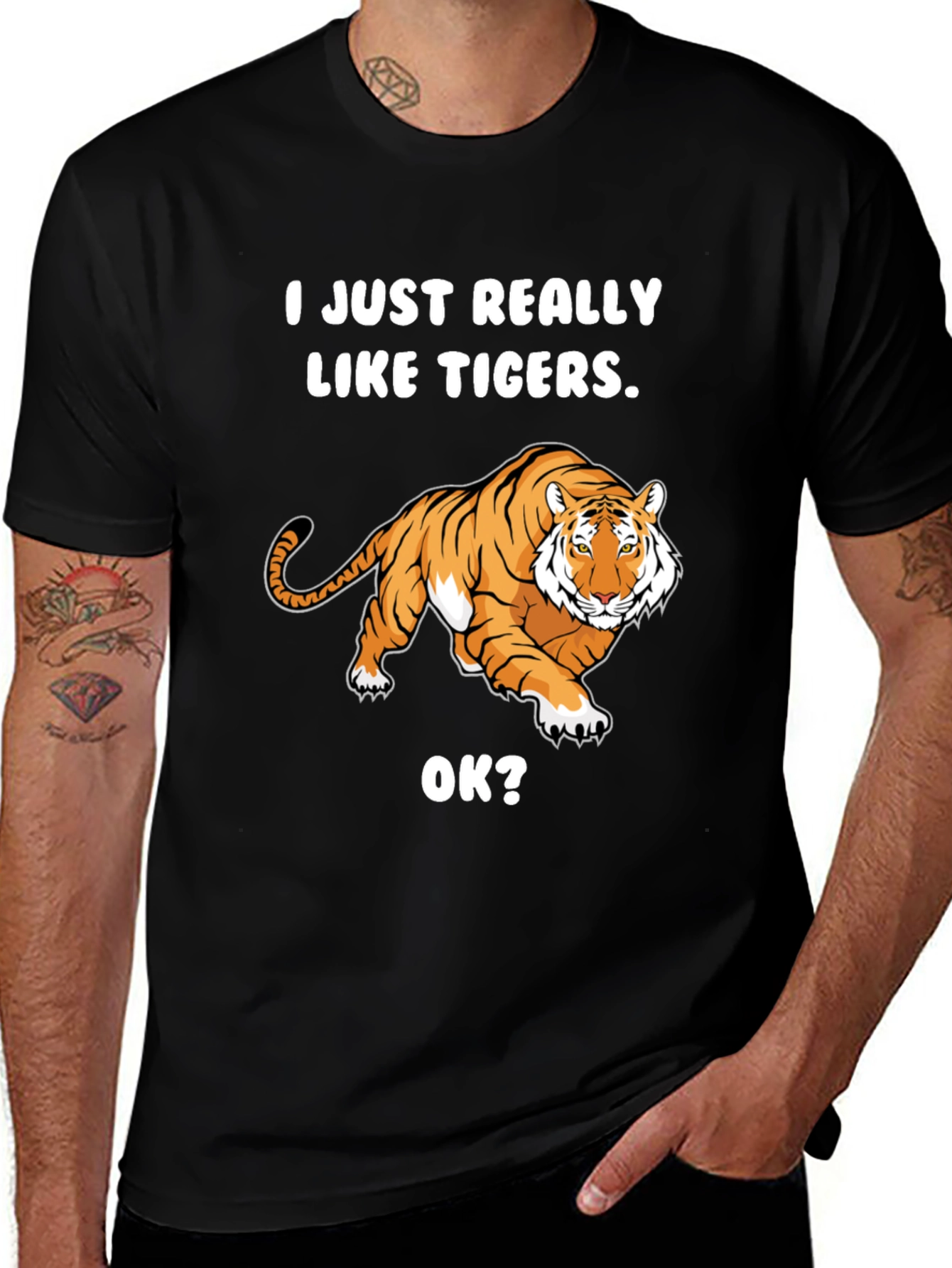 Variant 27 of I Just Really Like Tigers T-Shirt