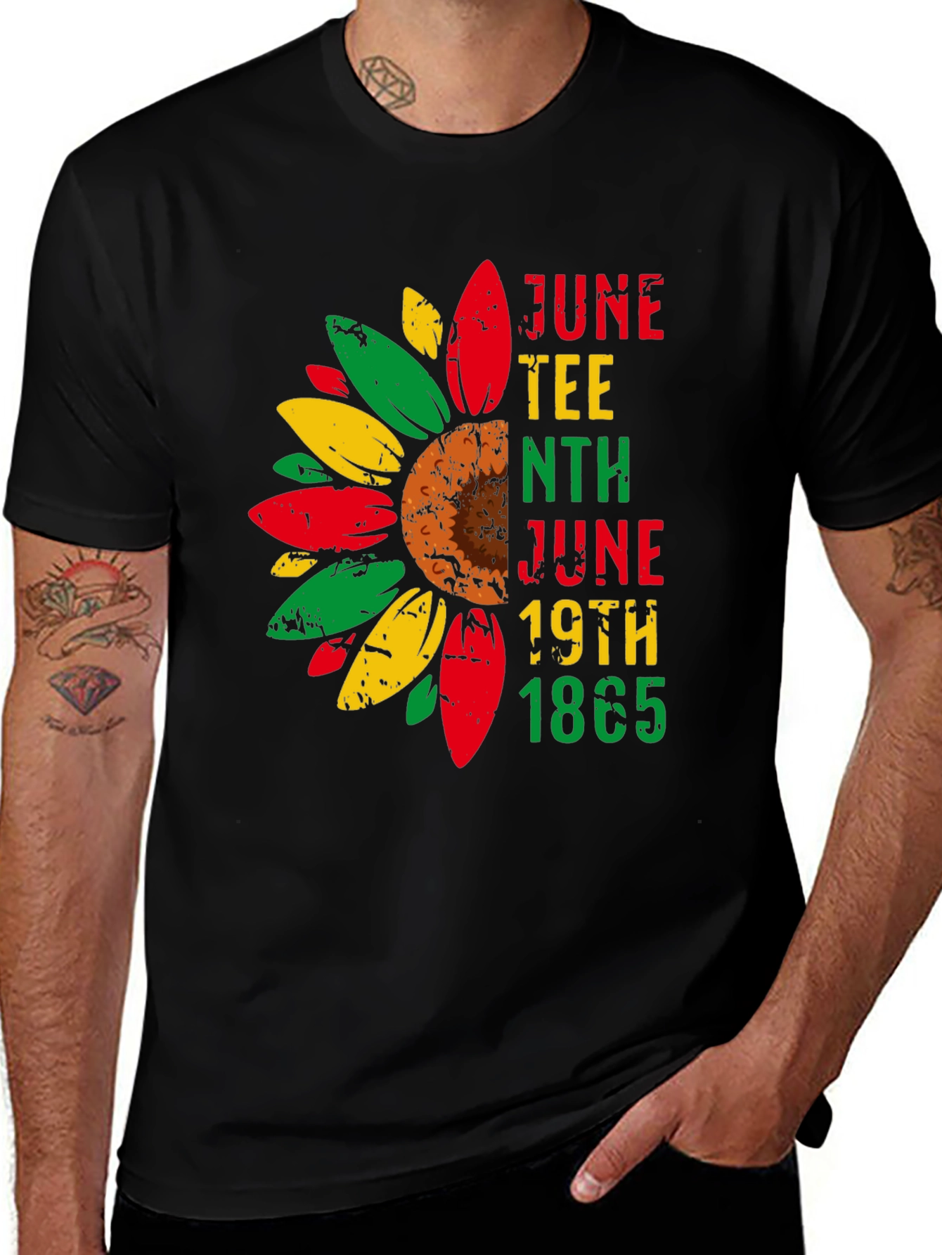 Juneteenth Sunflower T-Shirt - Freedom Day