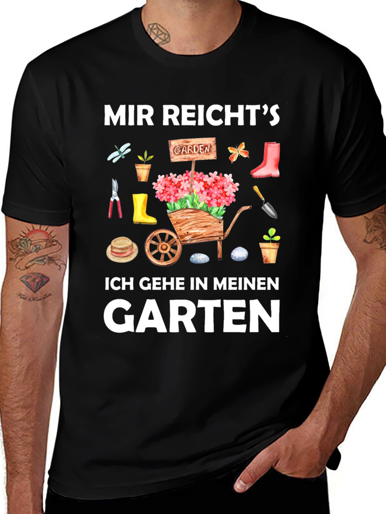 Variant 13 of Gardening T-Shirt: Mir Reicht's Ich Gehe in Meinen Garten