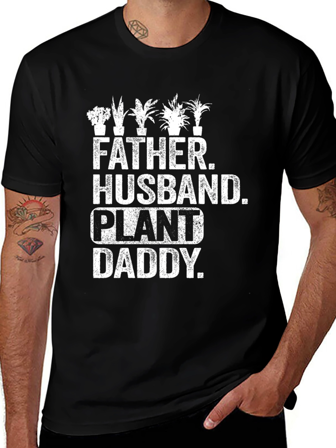 Variant 28 of Father Husband Plant Daddy T-Shirt