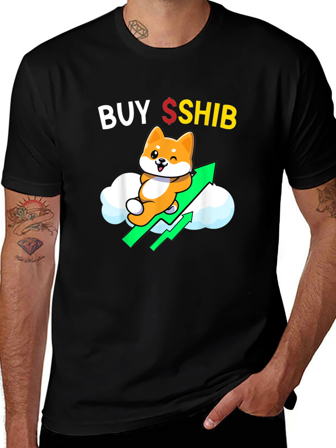 Buy SHIB T-Shirt - Shiba Inu Coin Crypto Tee