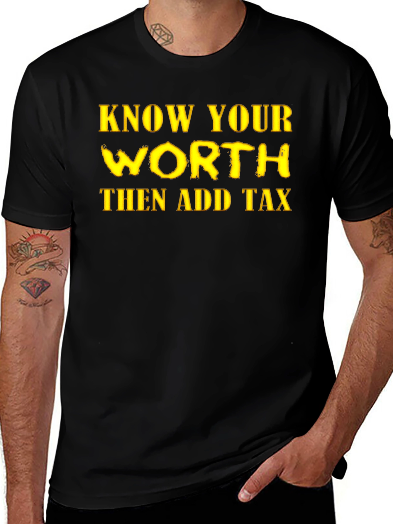 Variant 4 of Know Your Worth T-Shirt