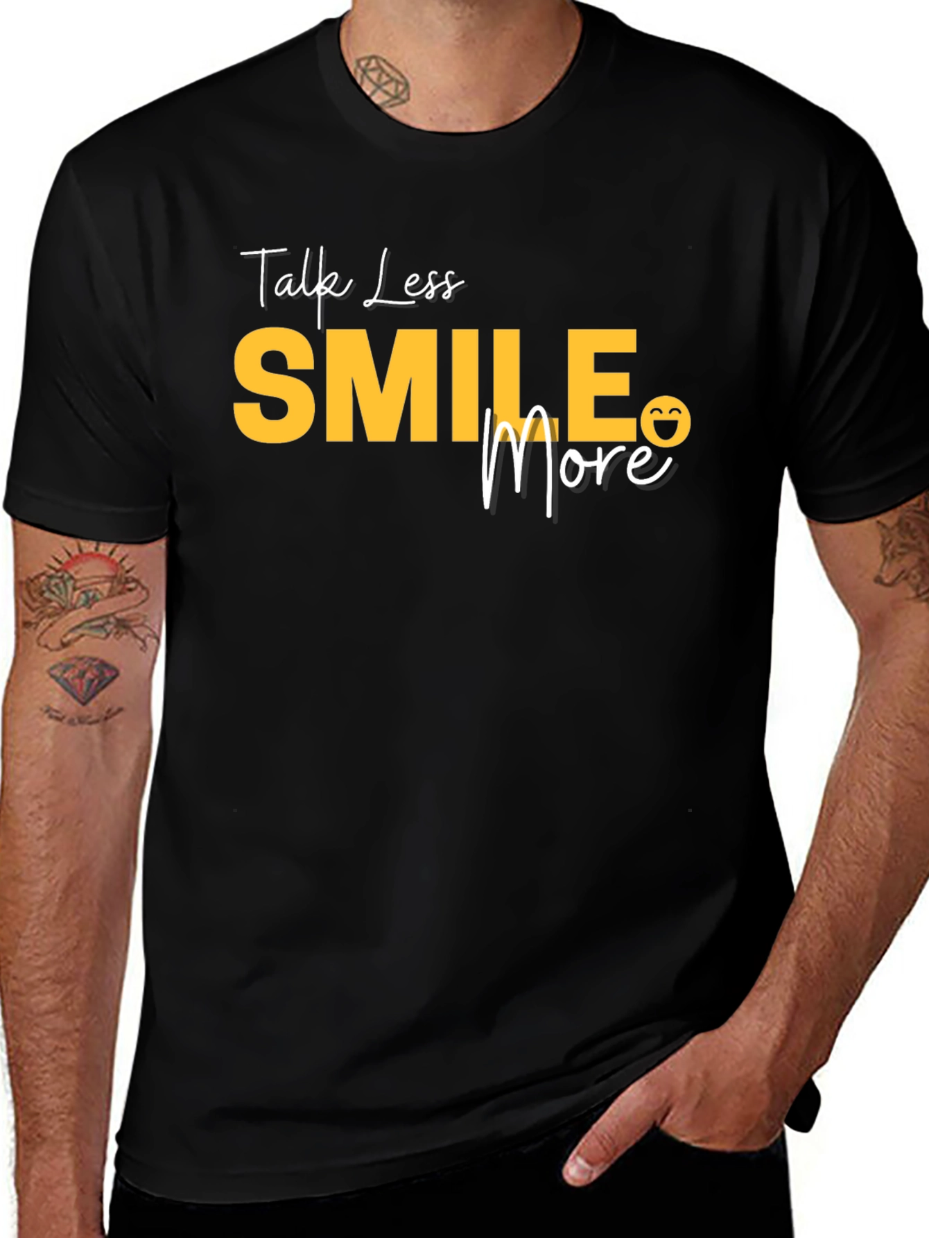 Variant 26 of Talk Less Smile More Graphic T-Shirt