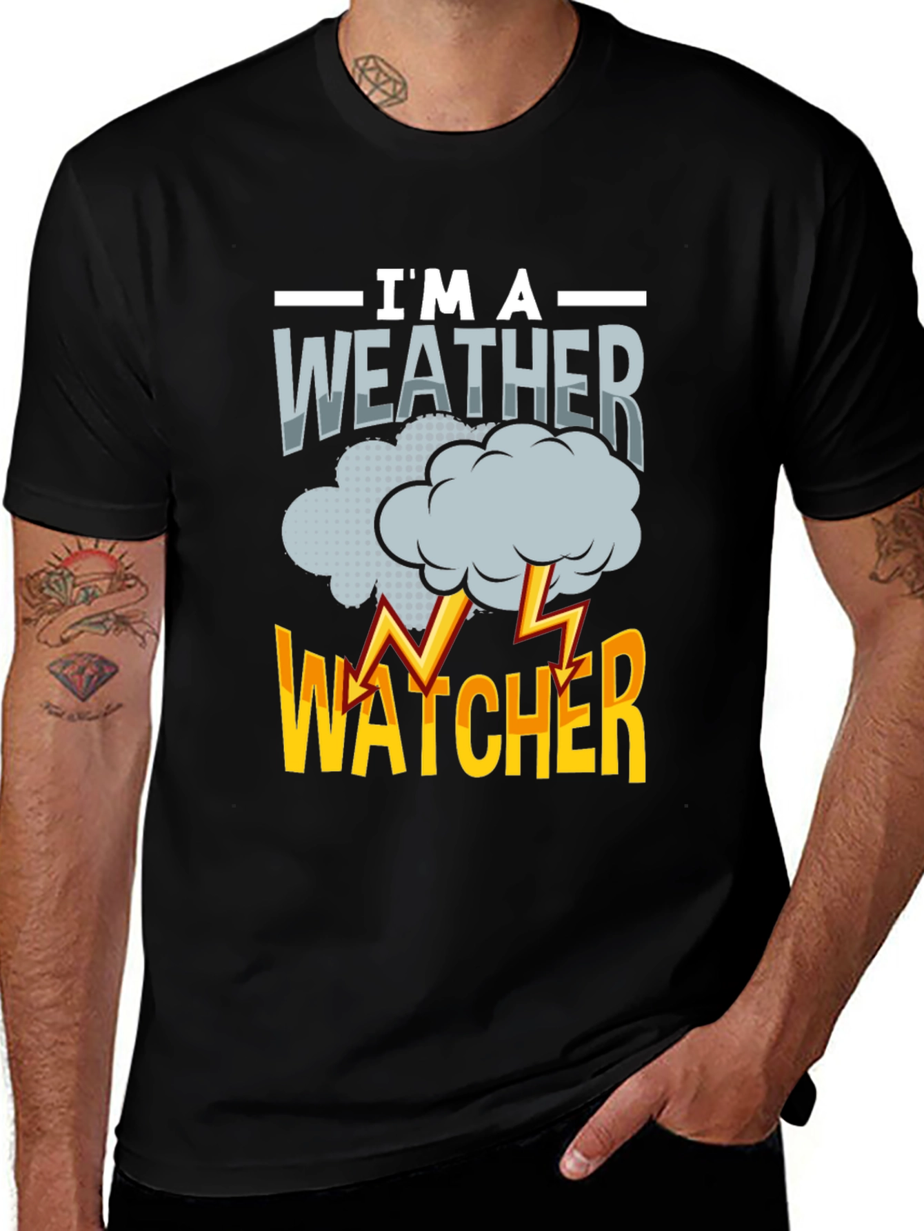 Variant 25 of I'm a Weather Watcher Graphic T-Shirt