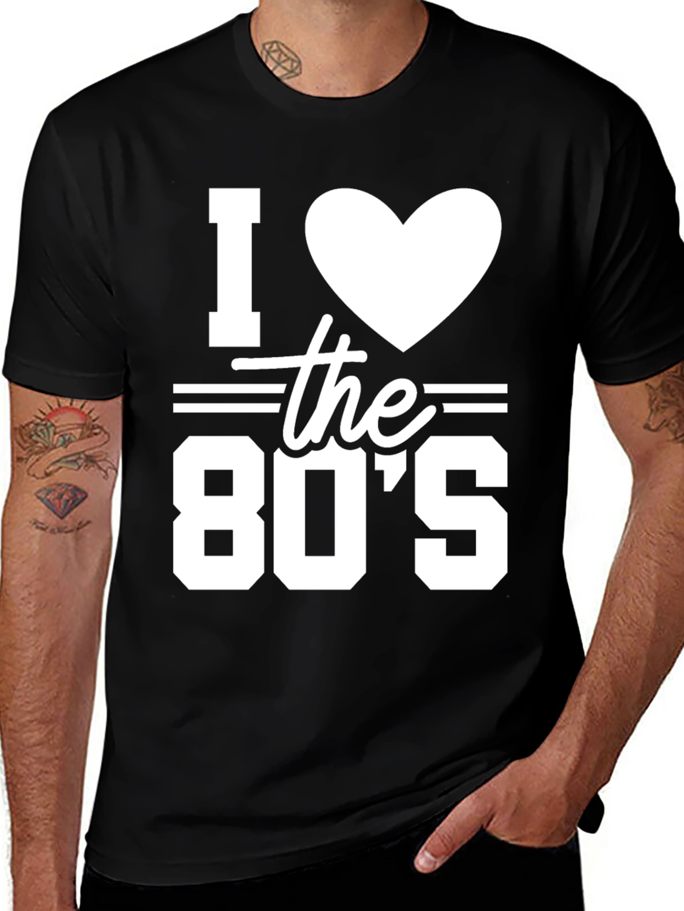 Variant 19 of I Heart the 80's T-Shirt - Retro Style