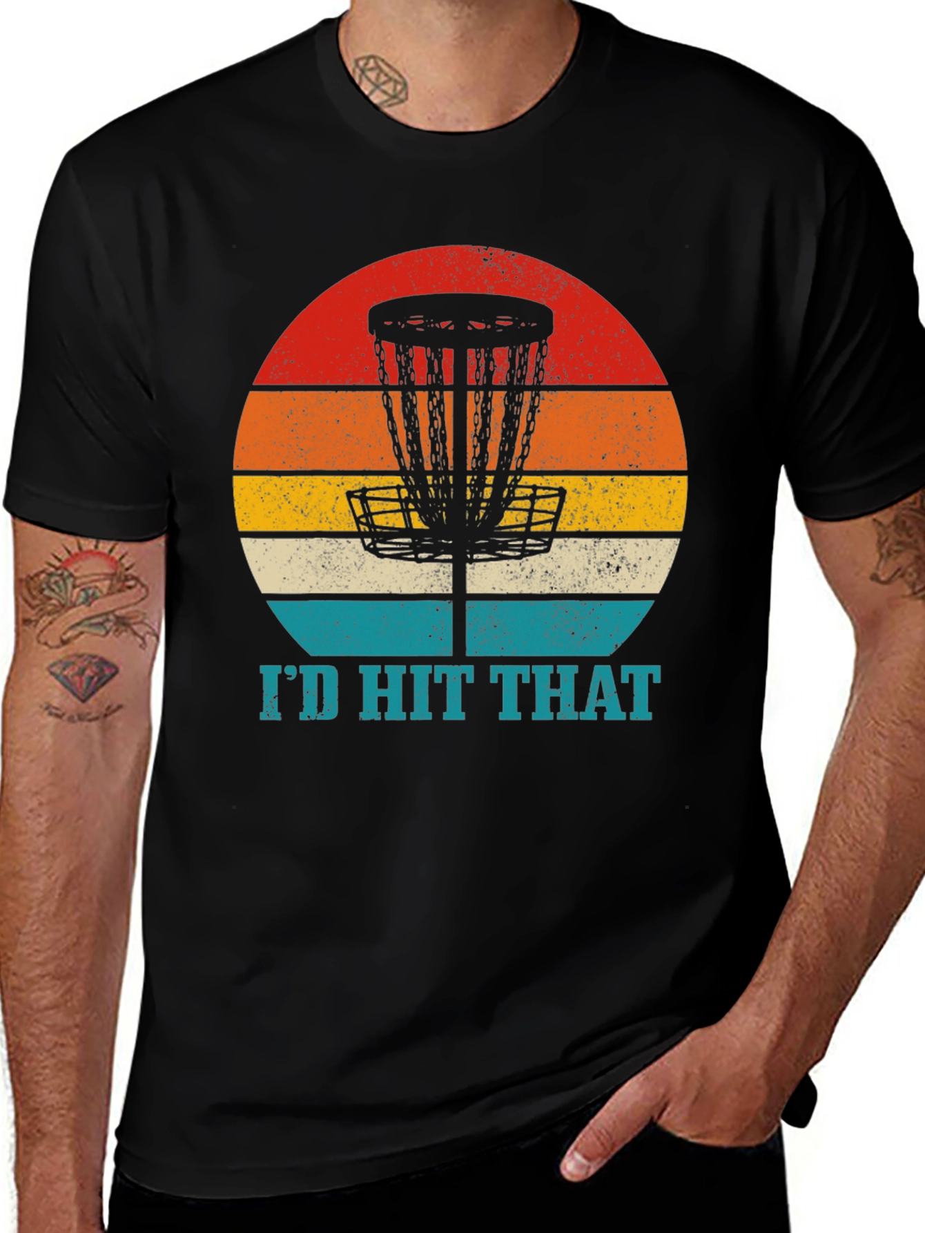 Variant 6 of I'd Hit That Disc Golf T-Shirt