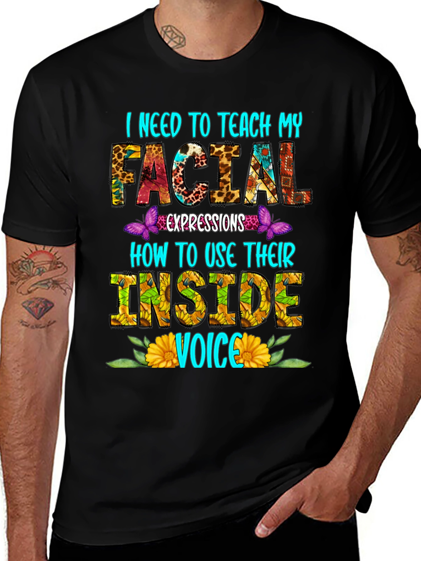 Variant 22 of Teach Facial Expressions T-Shirt