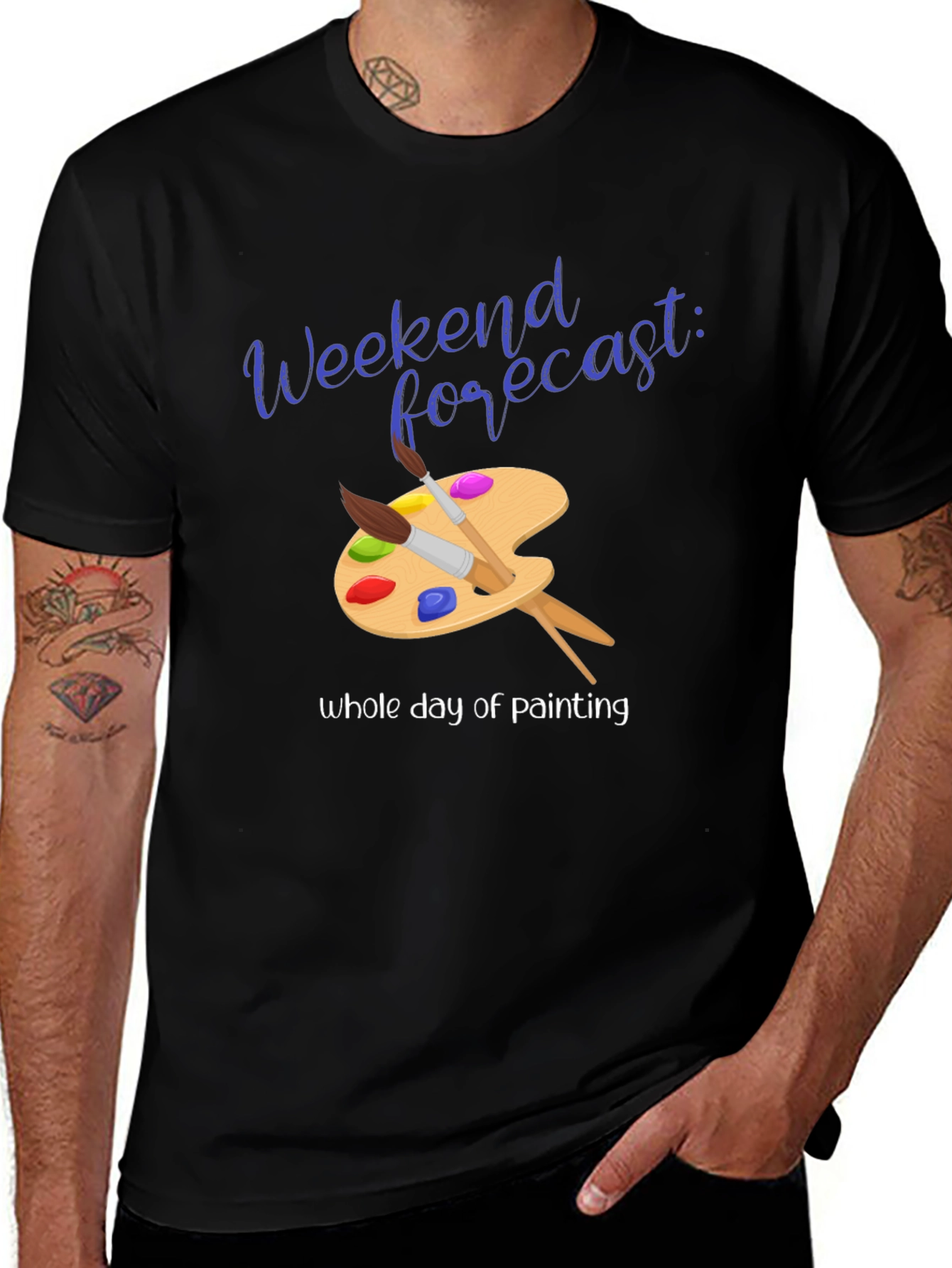 Weekend Painting Forecast T-Shirt