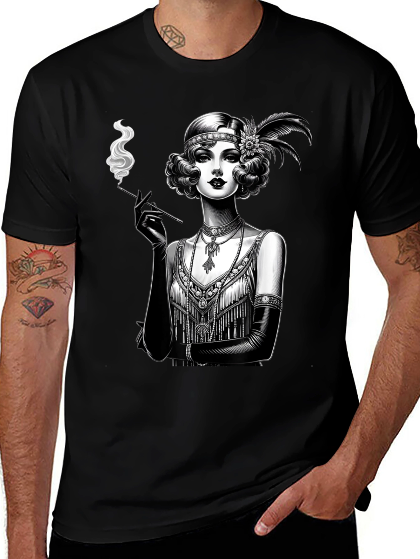 Variant 5 of Roaring 20s Art Deco Graphic Tee