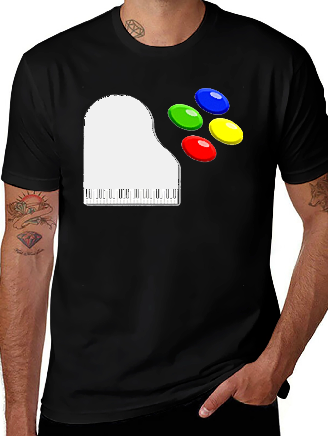 Variant 22 of Piano Controller Graphic Tee