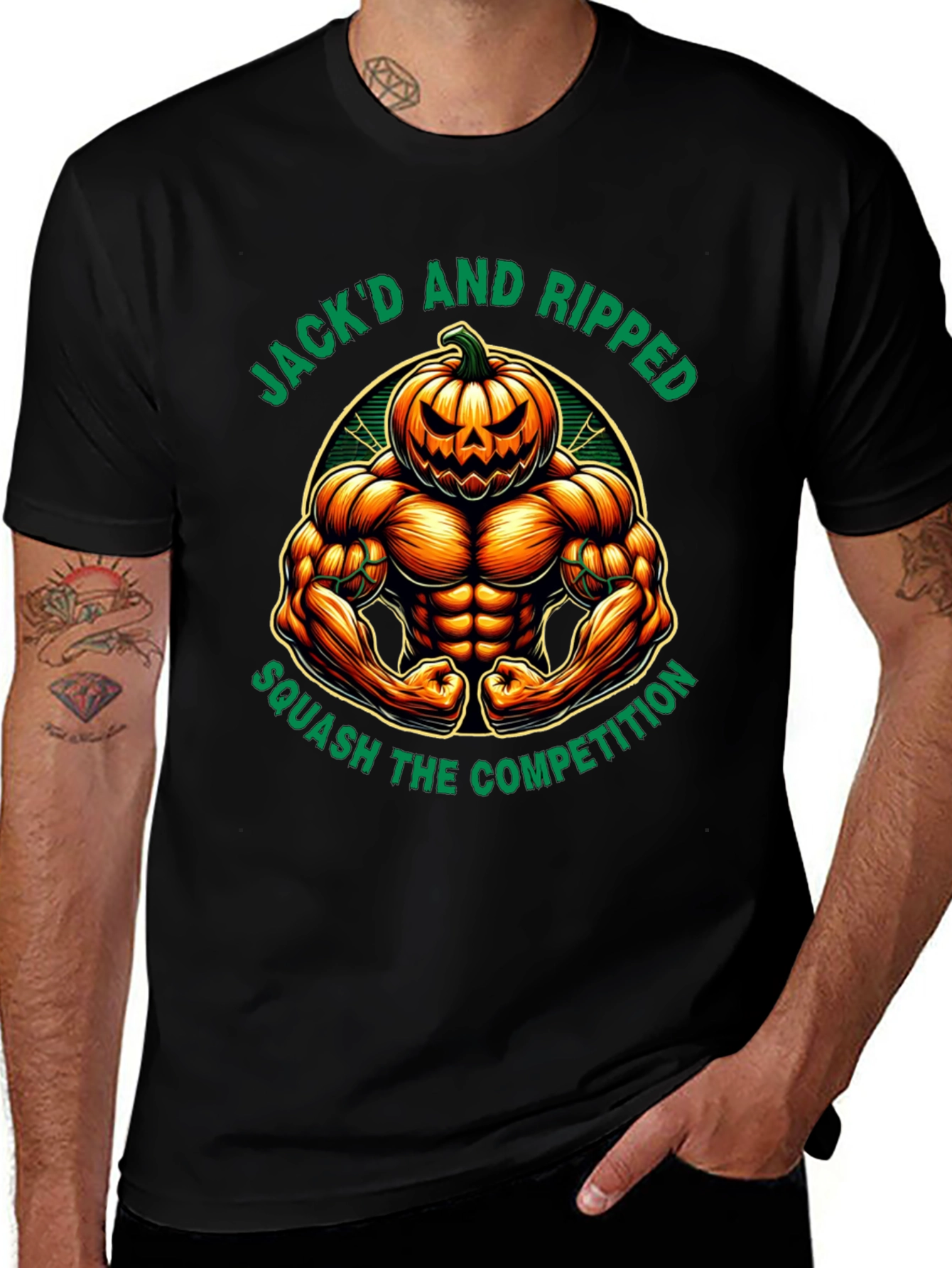 Jack'd and Ripped Halloween Gym T-Shirt