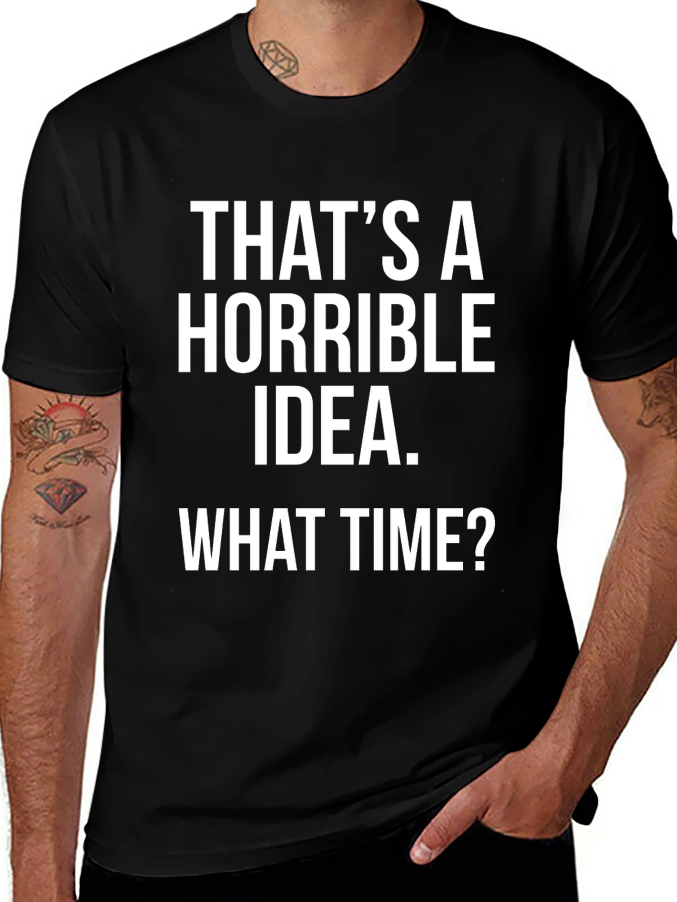 Variant 17 of Horrible Idea T-Shirt - Humorous Graphic Tee