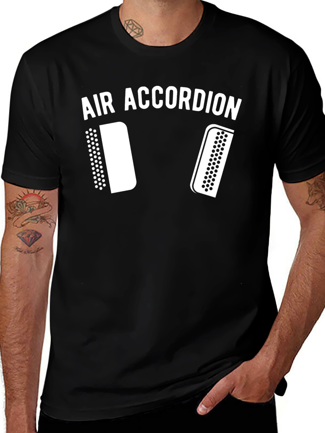 Air Accordion Funny T-Shirt