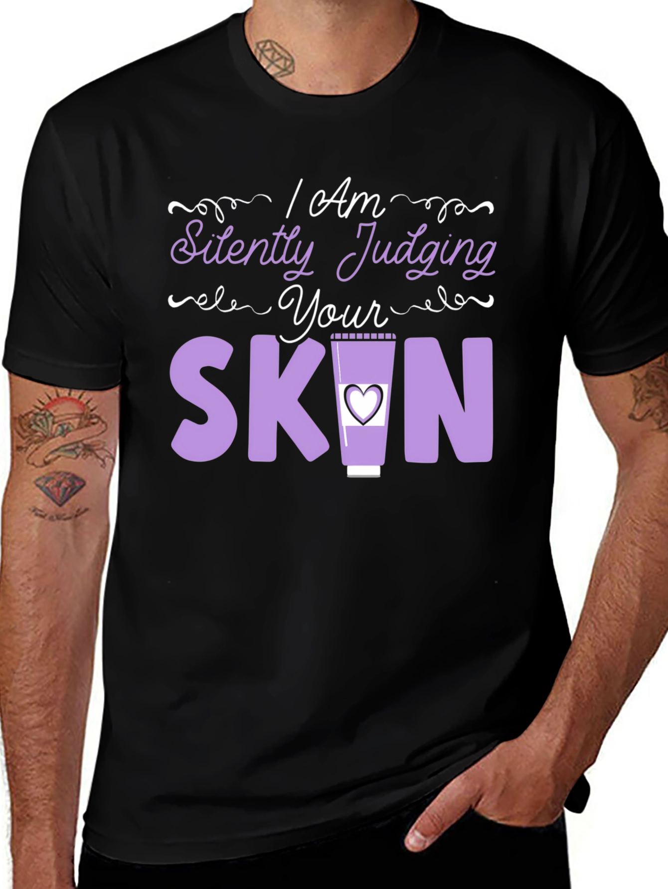 Variant 29 of Silently Judging Your Skin T-Shirt