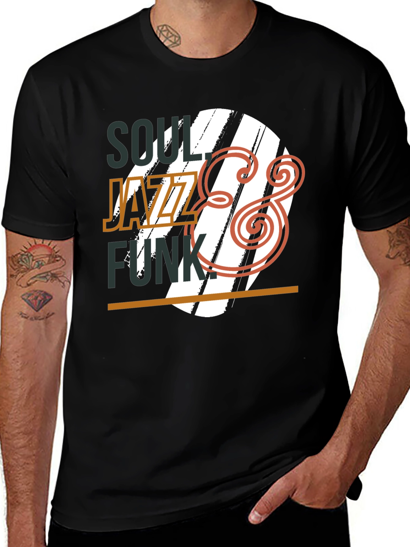 Variant 14 of Soul Jazz Funk Graphic T-Shirt | Trendy Music Tee