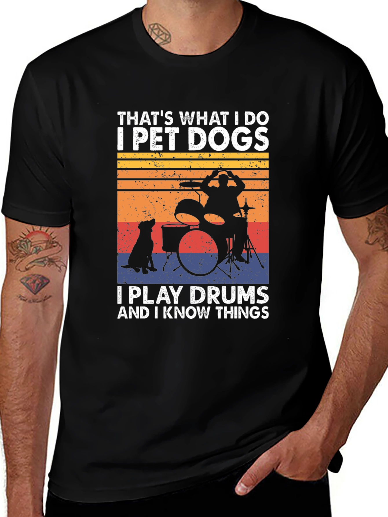 Variant 14 of Pet Dogs, Drums, and Knowing Things T-Shirt