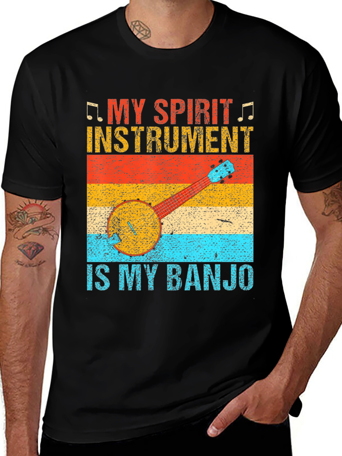 Variant 14 of My Spirit Instrument Is My Banjo T-Shirt