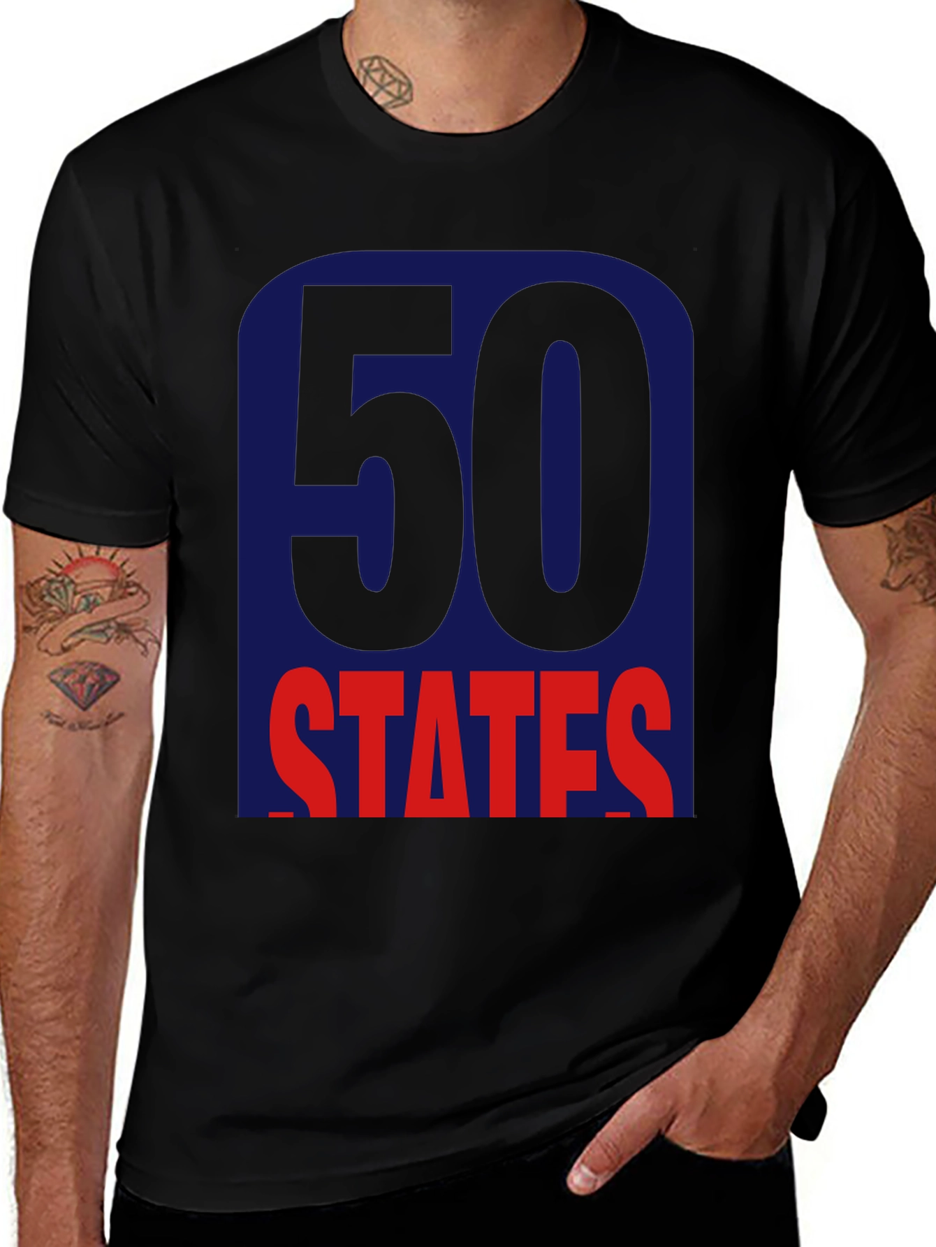 Variant 6 of 50 States Graphic Print Tee
