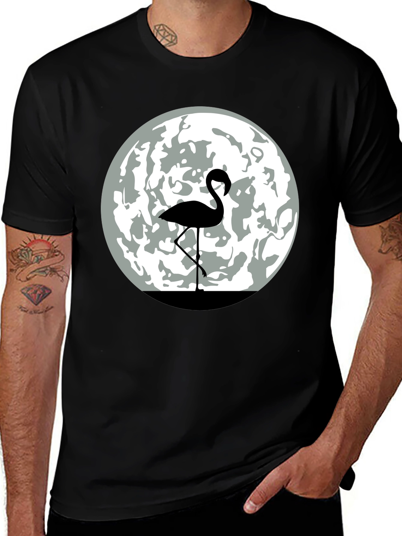 Variant 27 of Flamingo Moon T-Shirt