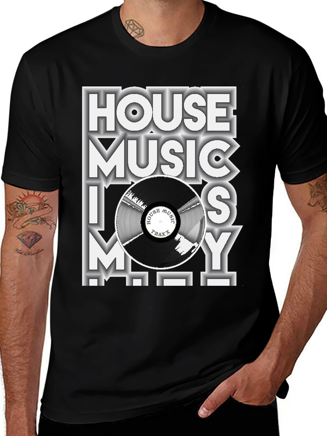 House Music T-Shirt - Music is My Life