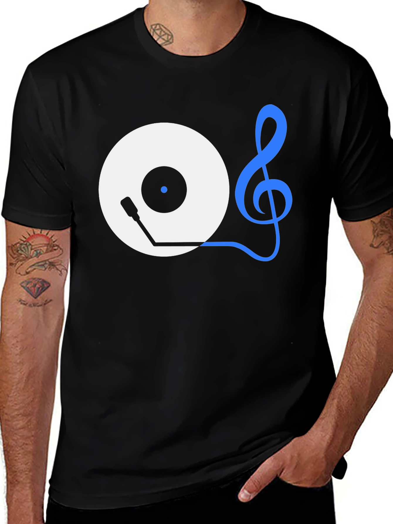 Variant 28 of Musical Vinyl Graphic Tee
